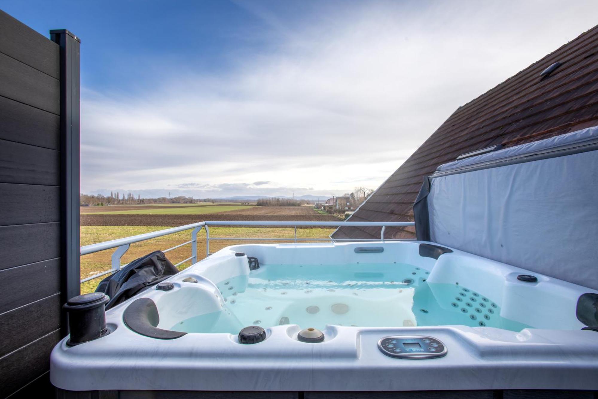 Esplanade Home Private Spa Jacuzzi Sauna Parking, Colmar Muntzenheim Eksteriør bilde